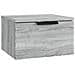 Comodino A Muro Grigio Sonoma 34x30x20 Cm - Foto miniatura 2