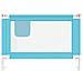 Sponda Letto Di Sicurezza Per Bambini Blu 100x25 Cm In Tessuto - Foto miniatura 3