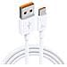 Cavo Di Ricarica Usb-c Super Veloce Da 66 W 6 A, Compatibile Con Huawei, Xiaomi White 1 M - Foto miniatura 1