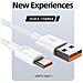 Cavo Di Ricarica Usb-c Super Veloce Da 66 W 6 A, Compatibile Con Huawei, Xiaomi White 1 M - Foto miniatura 3