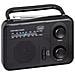 Ra7f64 Nero Radio Fm Am Portatile Pile E Corrente - Foto miniatura 1