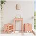 Sgabelli Da Giardino 2pz 40x36x45 Cm Legno Massello Di Douglas - Foto miniatura 1