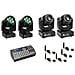 Set 2x Led Tmh-w63 + 2x Led Tmh-s30 + Usb Quickdmx + Easy Show - Foto miniatura 1