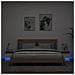 Comodini Con Luci Led 2pz Bianchi 40x39x37 Cm - Foto miniatura 1