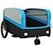 Rimorchio Da Bici Nero E Blu 45 Kg In Ferro - Foto miniatura 3