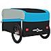 Rimorchio Da Bici Nero E Blu 45 Kg In Ferro - Foto miniatura 6