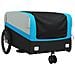 Rimorchio Da Bici Nero E Blu 45 Kg In Ferro - Foto miniatura 7