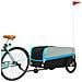 Rimorchio Da Bici Nero E Blu 45 Kg In Ferro - Foto miniatura 9