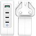 JUP43130F-FN Caricatore GaN USB-C® a 4 porte da 130W - UK - Foto miniatura 3