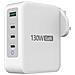 JUP43130F-FN Caricatore GaN USB-C® a 4 porte da 130W - UK - Foto miniatura 5