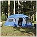 Tenda Campeggio 9 Persone Blu Rilascio Rapido Impermeabile - Foto miniatura 6