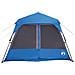 Tenda Campeggio 9 Persone Blu Rilascio Rapido Impermeabile - Foto miniatura 8