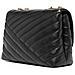 Kira Chevron Small Bag Borsa Tracolla Corssbody Pelle Borse Donna Nero Eu One Size, 90452-001 - Foto miniatura 2