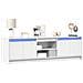 Mobile Porta TV con LED Bianco 180x34x50cm in Truciolato - Foto miniatura 3