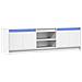 Mobile Porta TV con LED Bianco 180x34x50cm in Truciolato - Foto miniatura 8