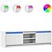 Mobile Porta TV con LED Bianco 180x34x50cm in Truciolato - Foto miniatura 1