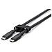 Cavo USB in silicone, USB 10Gbps, 0,5 m, nero - Foto miniatura 3