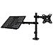 UK710202 supporto per laptop Braccio per computer portatile e monitor Nero 39,6 cm (15.6") - Foto miniatura 1