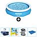 Piscina Fuori Terra - In Giro - 305x66 Cm - Blu - Include Accessori Coordinati Cb6 - Foto miniatura 1