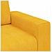 Divano Divanetto Giallo Chiaro 140cm Tessuto di Velluto a Coste - Foto miniatura 7