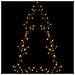 Luci di Natale Albero di Natale Silhouette 115 LED Bianco Caldo - Foto miniatura 5