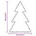 Luci di Natale Albero di Natale Silhouette 115 LED Bianco Caldo - Foto miniatura 8