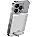 Powerbank 5000mah Induzione Magsafe 15w Con Porta Usb-c 20w E Funzione Stand, Bianco - Foto miniatura 3