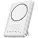 Powerbank 5000mah Induzione Magsafe 15w Con Porta Usb-c 20w E Funzione Stand, Bianco - Foto miniatura 1