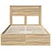 Letto con Contenitore con testiera Rovere Sonoma 120 x 200 cm - Foto miniatura 8