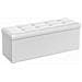 PUFA - LSF702V1 Pouf Organizer Bianco MDF Seduta Contenitore - Foto miniatura 1