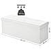 PUFA - LSF702V1 Pouf Organizer Bianco MDF Seduta Contenitore - Foto miniatura 6