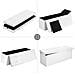 PUFA - LSF702V1 Pouf Organizer Bianco MDF Seduta Contenitore - Foto miniatura 7