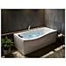 Vasca Idromassaggio Angolare Con Led Pozuelos 170 X 90 Cm Bianco - Foto miniatura 1