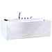 Vasca Idromassaggio Angolare Con Led Pozuelos 170 X 90 Cm Bianco - Foto miniatura 4
