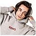 Felpa Oversize Con Cappuccio Gonfio Da Uomo Hexaline Sprb6500 - Foto miniatura 5