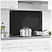 Rivestimento da Cucina Nero 90 x 60 cm vetro temperato - Foto miniatura 2