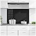 Rivestimento da Cucina Nero 90 x 60 cm vetro temperato - Foto miniatura 3