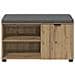 Panca per ingresso con porta Rovere Artigianale 80 x 38 x 46 cm - Foto miniatura 6