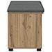 Panca per ingresso con porta Rovere Artigianale 80 x 38 x 46 cm - Foto miniatura 7