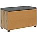 Panca per ingresso con porta Rovere Artigianale 80 x 38 x 46 cm - Foto miniatura 8