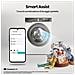 Hisense WD3S1043BW7, Caricamento frontale, Libera installazione, Bianco, Sinistra, Grigio, Grigio - Foto miniatura 5