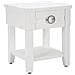 Comodino Vkh10-bianco-legno-45x40x54 Cm - Foto miniatura 1