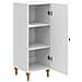 Credenza Bianco Lucido 33 x 34,5 x 90 cm Legno ingegnerizzato - Foto miniatura 3