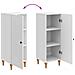 Credenza Bianco Lucido 33 x 34,5 x 90 cm Legno ingegnerizzato - Foto miniatura 9