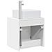 Mobile Lavabo da Parete Bianco 49,5 x 41 x 63 cm - Foto miniatura 4