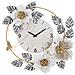 Orologio Da Parete Flowers In Ferro Con Decoro Floreale Multicolor - Foto miniatura 1