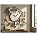 Orologio Da Parete Flowers In Ferro Con Decoro Floreale Multicolor - Foto miniatura 5