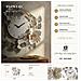 Orologio Da Parete Flowers In Ferro Con Decoro Floreale Multicolor - Foto miniatura 7