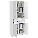 Set di armadi 2 pcs 66 x 34,5 x 90 cm Legno ingegnerizzato - Foto miniatura 2