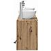 Set di Armadi da Bagno 3 pz Rovere Artigianale - Foto miniatura 7